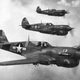 A formation of P-40N Warhawks from the 24th Fighter Squadron operating from Madden Field, Panama in 1944. (US Air Force)